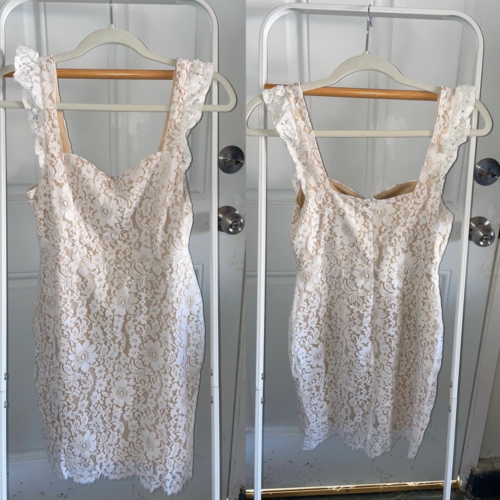 Aakaa floral lace dress